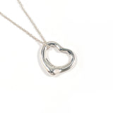 TIFFANY&Co. Necklace Open heart Elsa Peretti Silver925 Silver Women Second hand