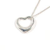 TIFFANY&Co. Necklace Open heart Elsa Peretti Silver925 Silver Women Second hand