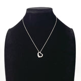 TIFFANY&Co. Necklace Open heart Elsa Peretti Silver925 Silver Women Second hand