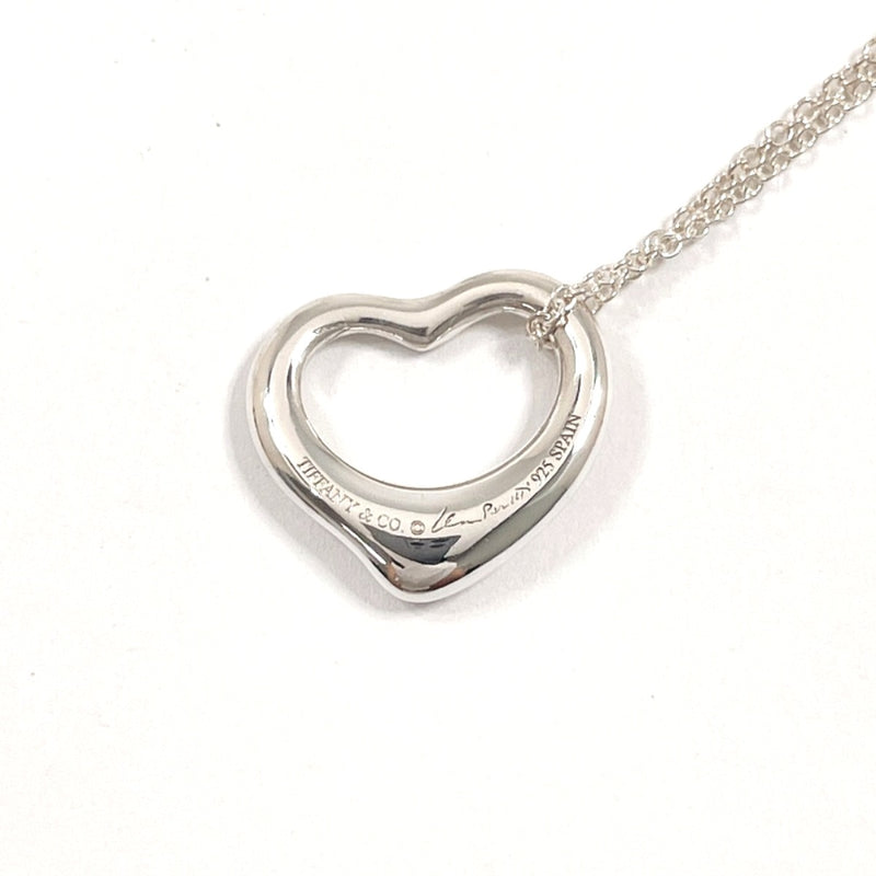 TIFFANY&Co. Necklace Open heart Elsa Peretti Silver925 Silver Women Second hand