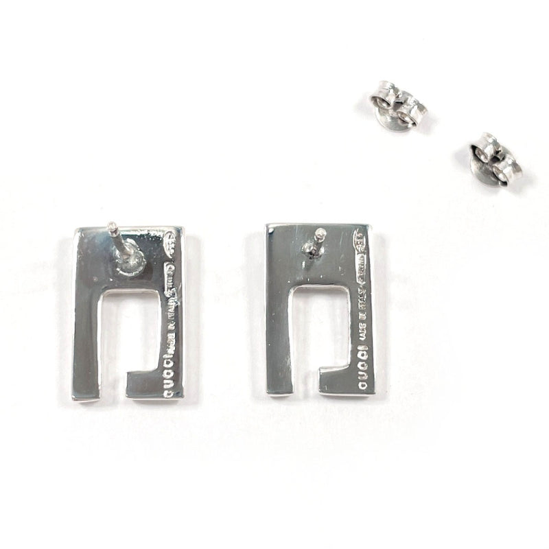 GUCCI earring G logo Silver925 Silver unisex Second hand