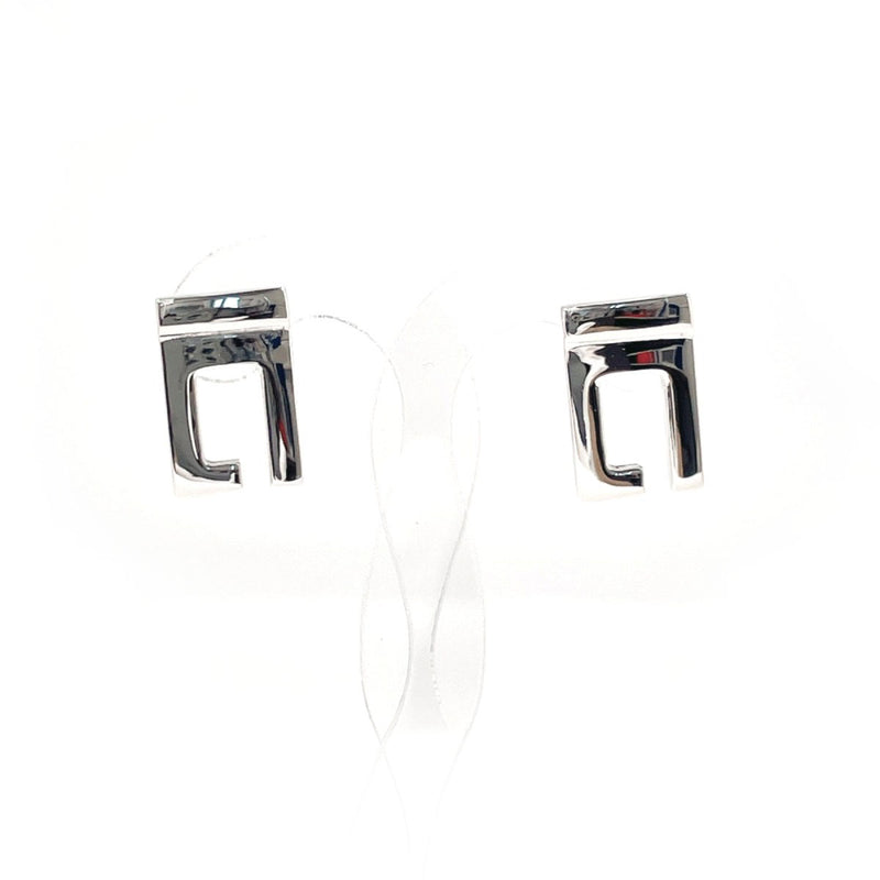 GUCCI earring G logo Silver925 Silver unisex Second hand
