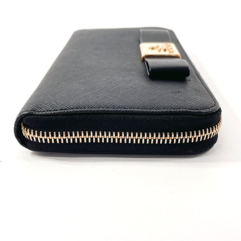 PRADA purse Safiano leather Black 230A Women Second hand