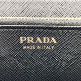 PRADA purse Safiano leather Black 230A Women Second hand