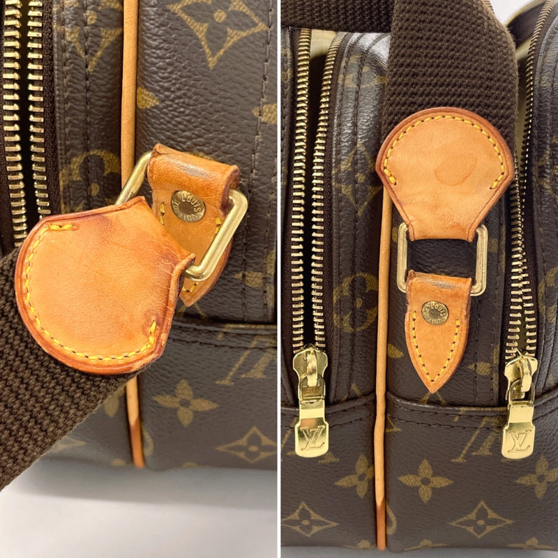LOUIS VUITTON Shoulder Bag M45254 Reporter PM Monogram canvas Brown unisex Second hand