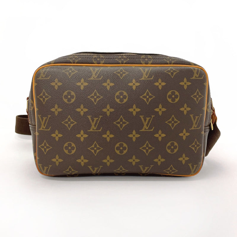 LOUIS VUITTON Shoulder Bag M45254 Reporter PM Monogram canvas Brown unisex Second hand