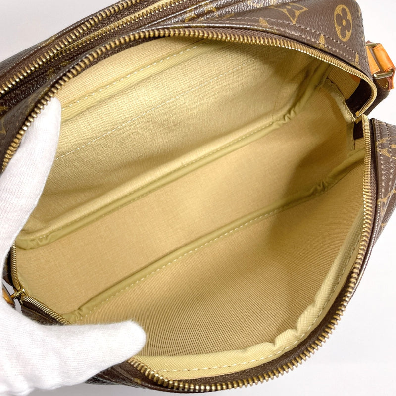 LOUIS VUITTON Shoulder Bag M45254 Reporter PM Monogram canvas Brown unisex Second hand