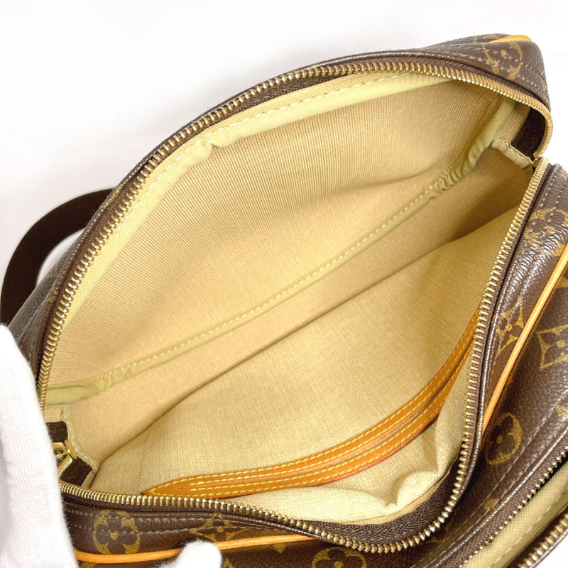LOUIS VUITTON Shoulder Bag M45254 Reporter PM Monogram canvas Brown unisex Second hand