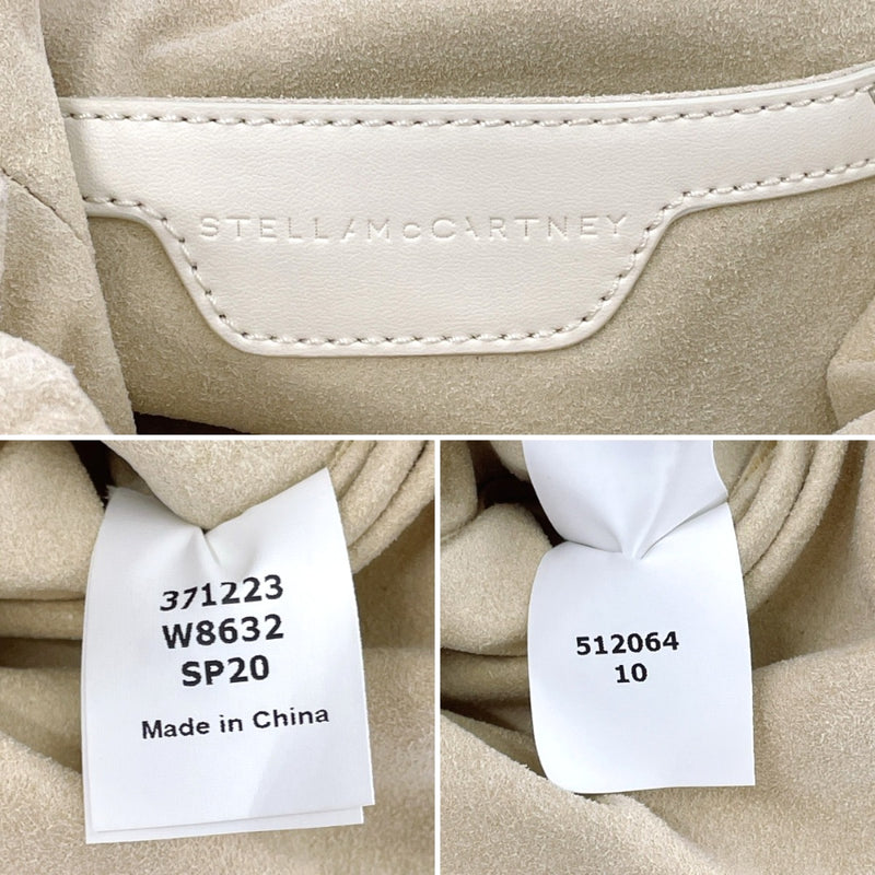 Stella McCartney Shoulder Bag 371223 W8632 Falabella 2way Chain cotton beige Women Second hand