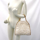 Stella McCartney Shoulder Bag 371223 W8632 Falabella 2way Chain cotton beige Women Second hand