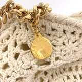 Stella McCartney Shoulder Bag 371223 W8632 Falabella 2way Chain cotton beige Women Second hand