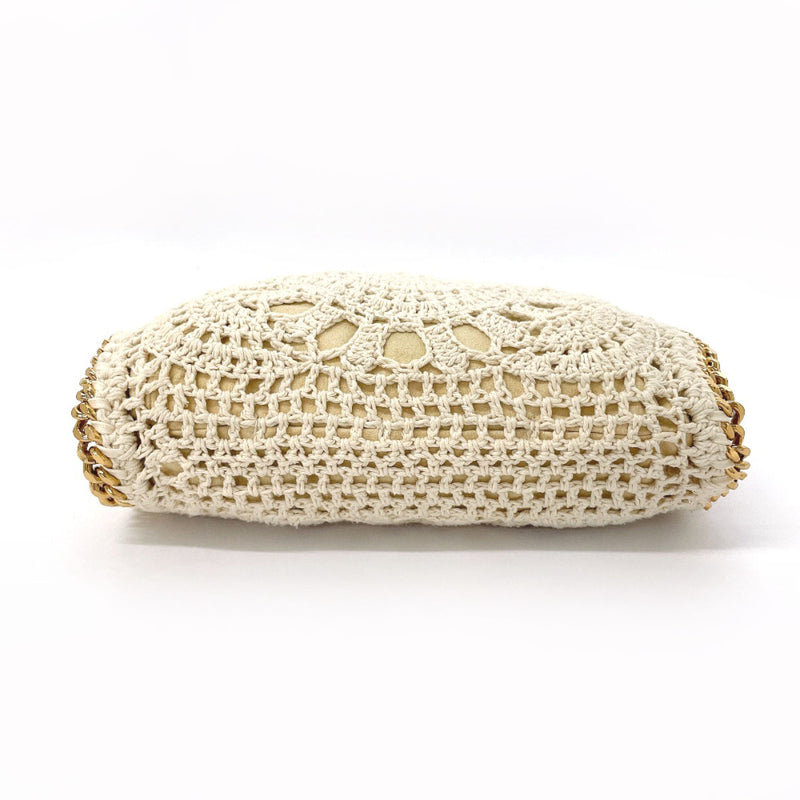 Stella McCartney Shoulder Bag 371223 W8632 Falabella 2way Chain cotton beige Women Second hand