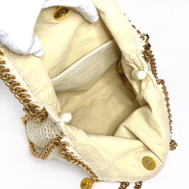Stella McCartney Shoulder Bag 371223 W8632 Falabella 2way Chain cotton beige Women Second hand