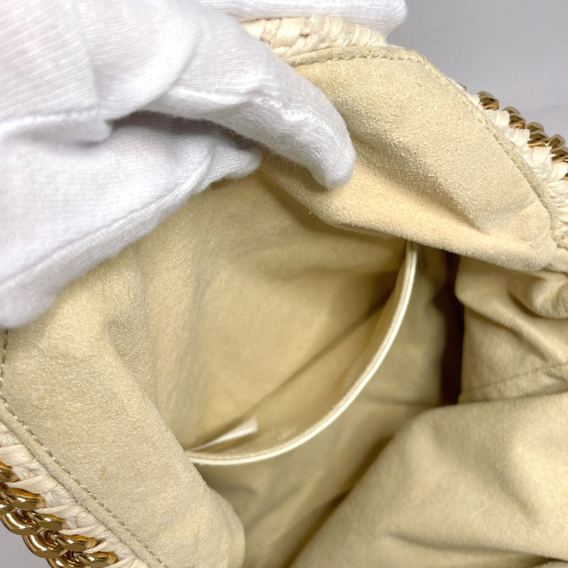 Stella McCartney Shoulder Bag 371223 W8632 Falabella 2way Chain cotton beige Women Second hand