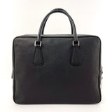 PRADA Business bag VS0305 Briefcase Safiano leather Black mens Second hand