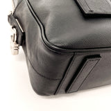 PRADA Business bag VS0305 Briefcase Safiano leather Black mens Second hand