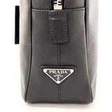 PRADA Business bag VS0305 Briefcase Safiano leather Black mens Second hand