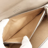 JIMMY CHOO purse Chain wallet Star studs leather Silver Women Second hand