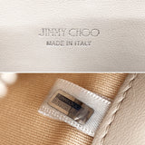 JIMMY CHOO purse Chain wallet Star studs leather Silver Women Second hand
