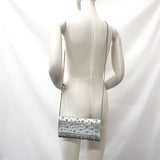 JIMMY CHOO purse Chain wallet Star studs leather Silver Women Second hand