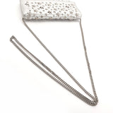 JIMMY CHOO purse Chain wallet Star studs leather Silver Women Second hand