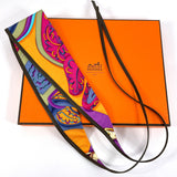 HERMES Other accessories 1059258 hair band ANDEAU H ET F SOIE AGNEAU silk multicolor Women New