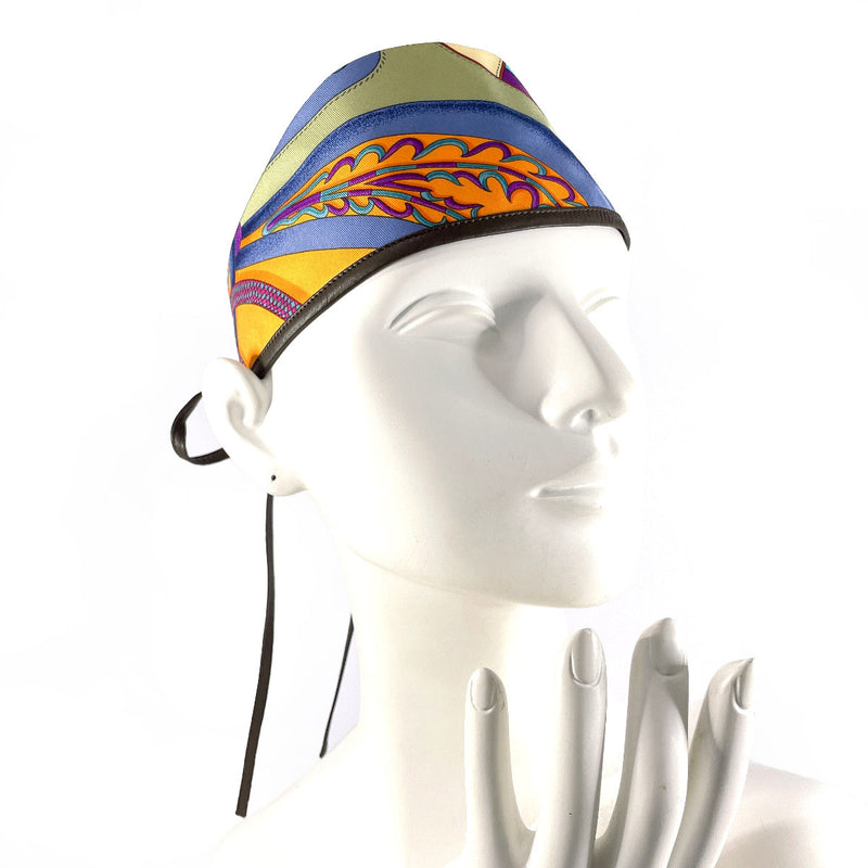 HERMES Other accessories 1059258 hair band ANDEAU H ET F SOIE AGNEAU silk multicolor Women New