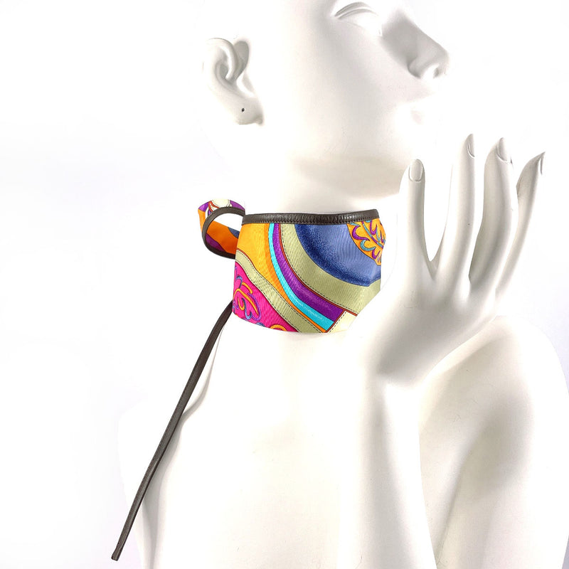 HERMES Other accessories 1059258 hair band ANDEAU H ET F SOIE AGNEAU silk multicolor Women New