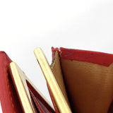 GUCCI purse 035・0416・1720・0 Horseshoe leather Red Women Second hand