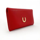 GUCCI purse 035・0416・1720・0 Horseshoe leather Red Women Second hand