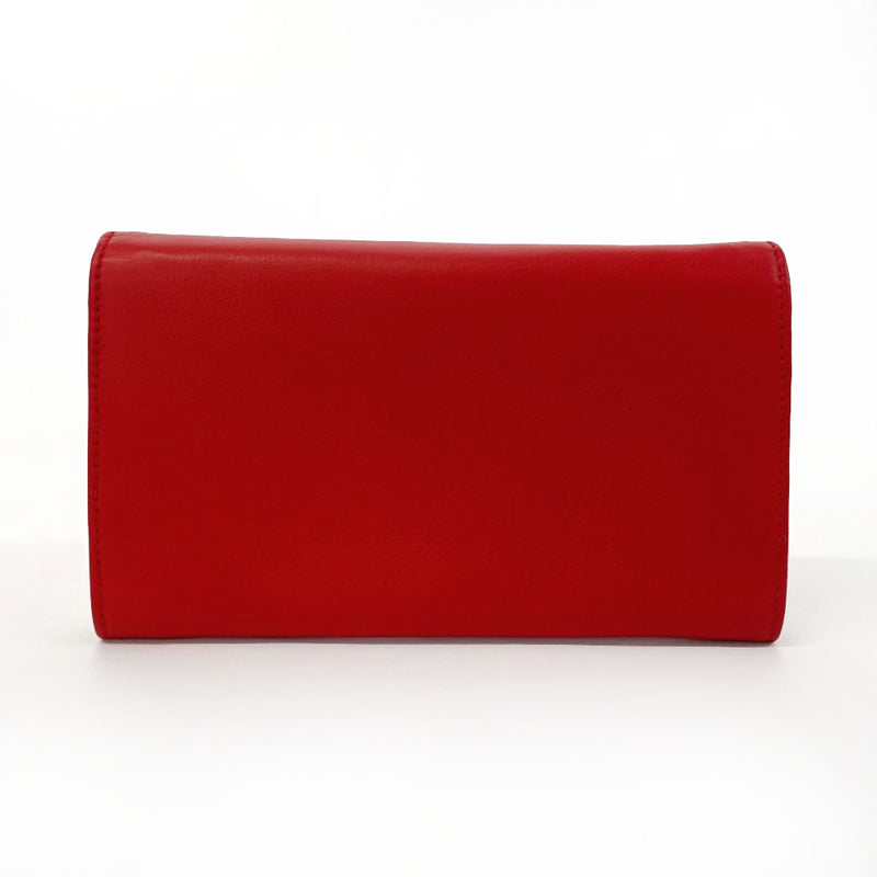 GUCCI purse 035・0416・1720・0 Horseshoe leather Red Women Second hand