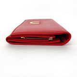 GUCCI purse 035・0416・1720・0 Horseshoe leather Red Women Second hand