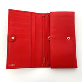 GUCCI purse 035・0416・1720・0 Horseshoe leather Red Women Second hand