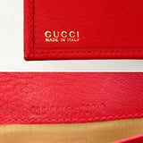 GUCCI purse 035・0416・1720・0 Horseshoe leather Red Women Second hand