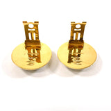 HERMES Earring Emaille Shippo metal gold Women Second hand