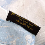 LOUIS VUITTON scarf 19th century Paris decoration LES DECORS PARISIENS AU XIX SIECLE cashmere/silk blue Women Second hand