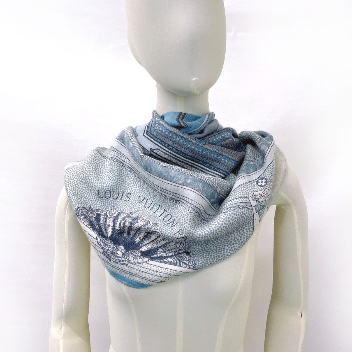 LOUIS VUITTON scarf 19th century Paris decoration LES DECORS