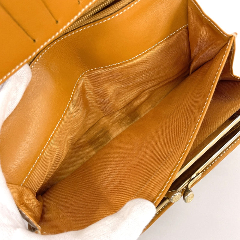 GUCCI purse 035・150 Sherry line GG Supreme Canvas/leather Brown Women Second hand
