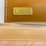 GUCCI purse 035・150 Sherry line GG Supreme Canvas/leather Brown Women Second hand