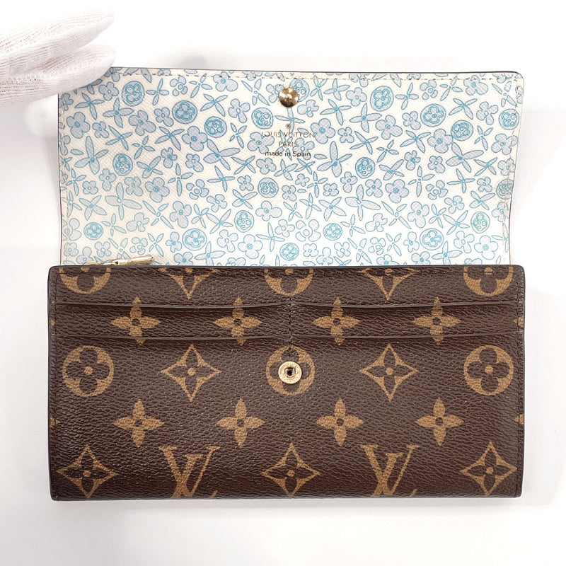 LOUIS VUITTON purse M60233 Portefeuille Sarah Monogram Fururi Monogram canvas Brown Women Second hand