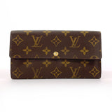 LOUIS VUITTON purse M61734 Portefeuille Sarah Monogram canvas Brown unisex Second hand