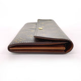LOUIS VUITTON purse M61734 Portefeuille Sarah Monogram canvas Brown unisex Second hand