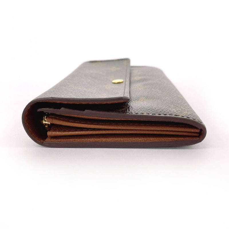 LOUIS VUITTON purse M61734 Portefeuille Sarah Monogram canvas Brown unisex Second hand