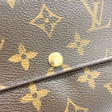 LOUIS VUITTON purse M61734 Portefeuille Sarah Monogram canvas Brown unisex Second hand
