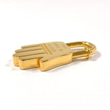 HERMES Cadena Hand ANNEE DE LA MAIN 2002 only metal gold unisex Second hand