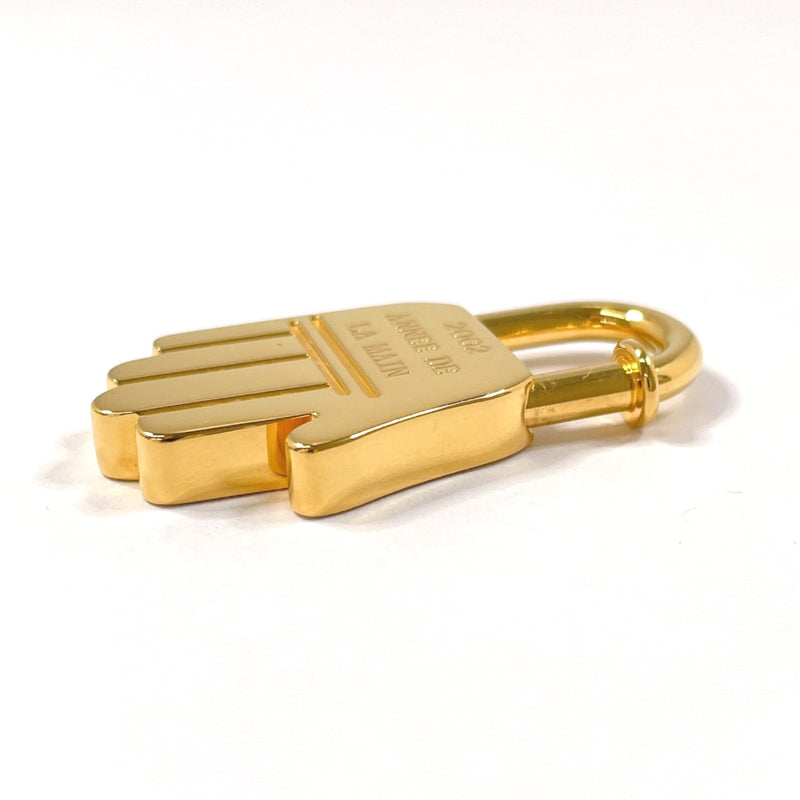 HERMES Cadena Hand ANNEE DE LA MAIN 2002 only metal gold unisex Second hand