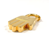 HERMES Cadena Hand ANNEE DE LA MAIN 2002 only metal gold unisex Second hand