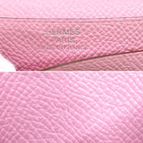 HERMES wallet bearn compact Verso Epsom yellow DCarved seal Women Second hand