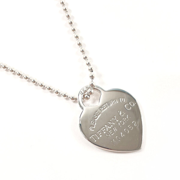 TIFFANY&Co. Necklace Heart tag Return to Silver925 Silver Women Second hand