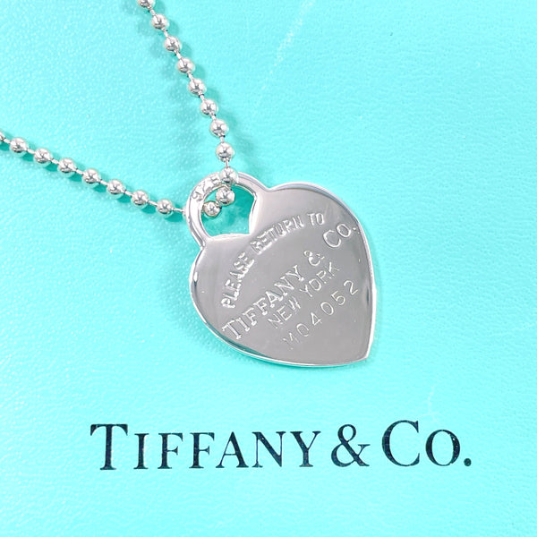 TIFFANY&Co. Necklace Heart tag Return to Silver925 Silver Women Second hand